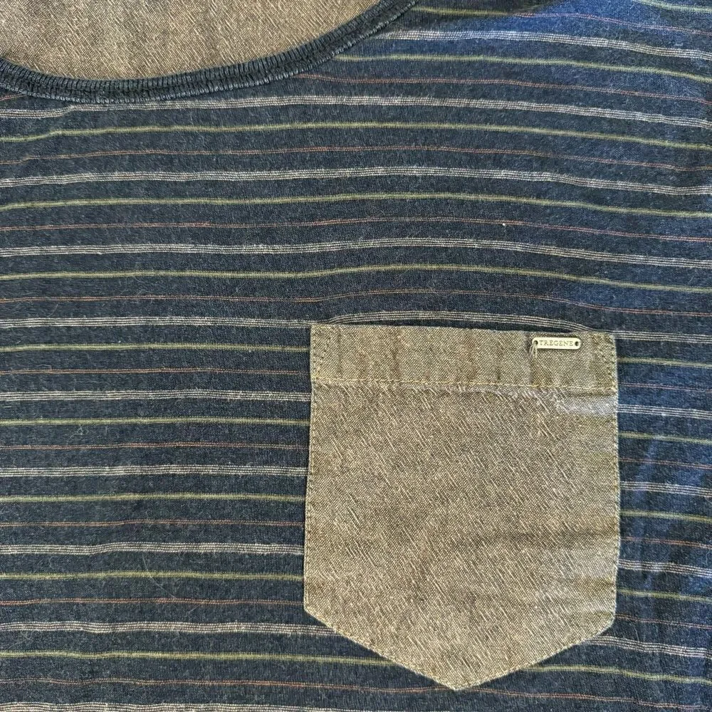 Men’s Tregene Stripe T-Shirt with Contrast Pocket
